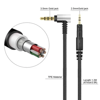 Prijenosni Kabel Produžni kabel Žica za slušalice Audio-Technica ATH-M50x ATH-M40x ATH-M60x ATH-M70x ATH M50X M40X M60X M70X