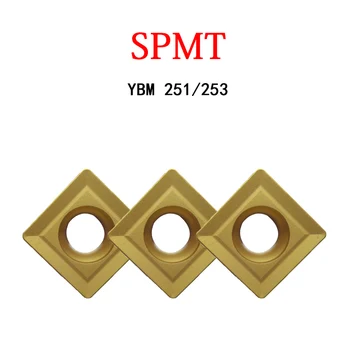  SPMT Kvadrat Фрезерное oštrica SPMT09T308 SPMT120408 YBM251 YBM253 Obrada P /M Originalni Glodanje umetak za kukuruz tokarilica