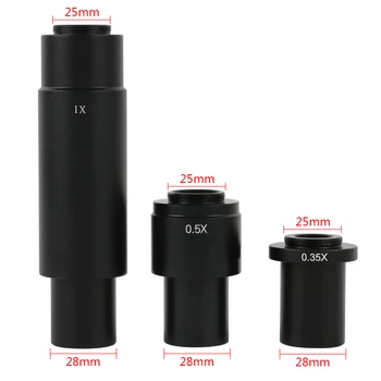  0.35 X 0.5 X 1X Adapter Pomoćnog Okulara C-Mount za CCD Kamere-Video Mikroskop sa 10A Zoom-Objektiv