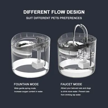  1,8 L, Automatsko Fontana za vodu za mačke sa slavinom Dispenzer za vodu za pse i Bistra поилка Za kućne ljubimce Čaša za piće s filtrima 2021