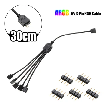  12 U 4pin 5 U 3pin Kabel RGB Produžni Kabel, adapter za PC Led traka ARGB RGB Matična ploča Računala RGB Sinkroni Linearni Hub