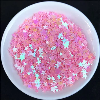  20 g Mix Bijela Pink Star za Nokte sa šljokicama Multi Veličine 3 mm 4 mm 5 mm Star Šljokice Блестка,manikura za nokte/svadbeni nakit konfete