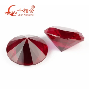  3,5 mm do 12 mm okrugli oblik 5# crvena boja arktički rubin корунд slobodan dragulj