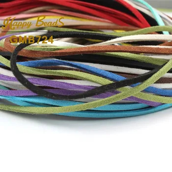  5 m/lot 10 boja Kabel od umjetne antilop Korejski Baršun Uže Nit Žice Kablovi Pogodni za izradu Ogrlice Narukvice Za Nakit