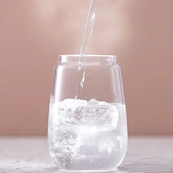  500 ML Genetika Slama Šalica Velikog Kapaciteta za piće Uredski Staklena Bočica Prozirna Student Dječje Prijenosni Čaša vode sa poklopcem