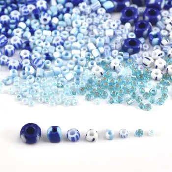 7 Boja/Kutija Staklene Perle DIY Ogrlice, Narukvice, Naušnice unikatni Nakit, Pribor Za Izradu Kristala Perli