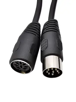  8-POLNI DIN-utikač za produžni kabel zvučnika Audio kabel 0,5 M 1,5 M 3 M