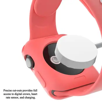  Apple Watch iwatch5/4 torbica 1/2/3 ultra-tanki полуприцеп apple watch s 42/44 mm tekućeg brtvila polu prikolica slatka torbica 38/40 mm