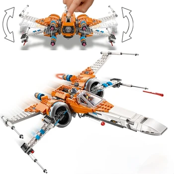  Borac X-wing Poe Dameron Kompatibilan S 75273 Zvjezdanih Igračkama i Gradivni Blokovi, Cigle, Obrazovna Igračkama za Djecu, Dječake
