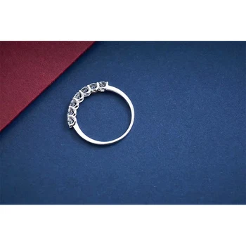  Dijamantni prsten Za žene Vjenčani prsten od 18-karatnog Zlata Prirodni Bijeli Dijamant 0,53 karat Cijele Slatka Romantični poklon za помолвку