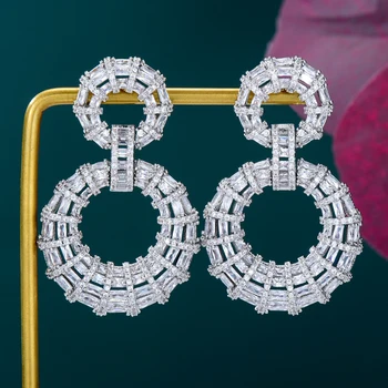  GODKI Poznati Brand Leptir Ogrlica i Naušnice Set Nakita Za Žene Vjenčanje Luksuzni Kubni Cirkon Dubai Vjenčanje Nakit Kit