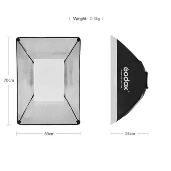  Godox 50x70 cm Софтбокс s Digitalnim Kopčom Za profesionalne Fotografije Софтбокс s 2 M Stalak Za Digitalni slr Fotoaparat studio fotografija