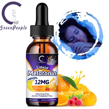  GPGP Greenpeople 12 mg Мелатониновых kapi Za odrasle Noći tablete za spavanje Lako spava duže Izvrsnu apsorpciju melatonina Opušta tijelo