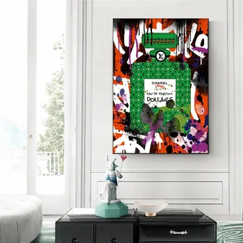  Grafiti Ulične Umjetnosti Marvel Hulk Plakata i grafika Luksuzna Bočica Parfema Platnu Slikarstvo Zid Umjetnost Slika Dnevni boravak Kućni dekor