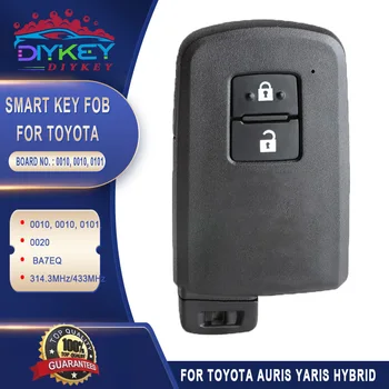 Id naknade DIYKEY: 0011, 0010, 0101, 0020 2 Gumba Smart daljinskim ključ bez ključa za Toyota Auris Yaris Hybrid Auris BA7EQ