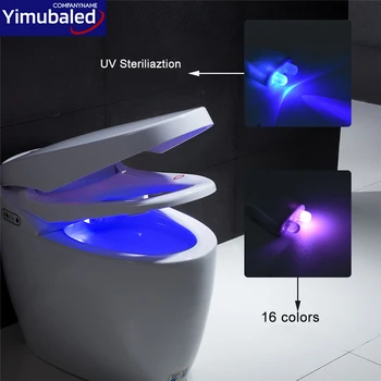  Inteligentni detektor pokreta PIR wc Sjedalo noćno svjetlo USB Punjiva Led Svjetiljka za kupaonicu 16/8 Vodootporna Boja svjetla wc-a