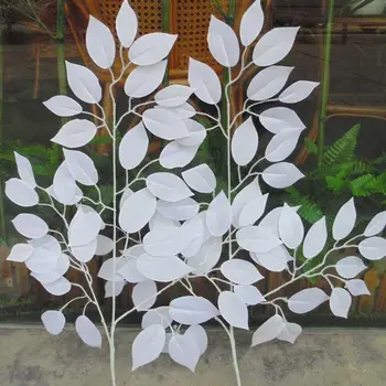  Jedna Desetak Umjetnih Bijelih Listova Vjenčanje Festival Proslava Pozadina Cesta Led Cvijet Kuće Diy Umjetni Ukrasni Cvijet