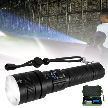  Led Svjetiljka 5000 Lumena Visoka Kvaliteta XHP70 Taktički Lovački Fenjer USB Punjiva Skalabilne Fenjer Ultra Bright Baklja