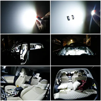  LUCKZHE za BMW Serije 3 F30 F31 316 318 320 325 328 330 335 340 Salon LED Kartica Interijera Dome Kit unutarnja Rasvjeta Žarulje Canbus