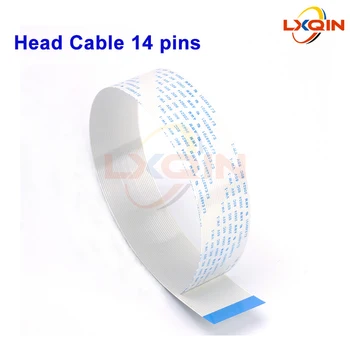  LXQIN 10 kom. 14 kontakata I3200 kabel glave za Epson 4720/I3200 za otapala/UV flatbed printer ispis glava FFC flat kabel za prijenos podataka 14 P