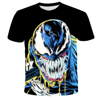  Marvel Avengers 2021 Nova Muška t-shirt Sommer Venom Kurzarm Majica sa 3D ispis Casual majica Lustige za dječake i djevojčice, Dječje majice Majice