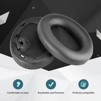  Mekani jastučići za uši od memorijske pjene Jastuci za slušalice Sony WH-1000XM4 WH1000XM4 Slušalice WH Jastučići Za slušalice Zamjena jastučići za uši Izravna dostava