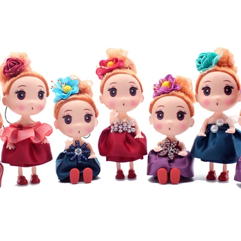  Mini 12 cm Savijen Igračke Lutke Moda Za djevojčice Lutka za Tijelo Lutke, Igračke za djevojčice, Dar Slučajni Stilova