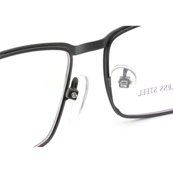  Muške Naočale s punim okvir U metalnu Optički ivicom, Naočale na recept, Kratkovidost, Osoba srednje veličine, Prikladan dizajn okvira, Lagani