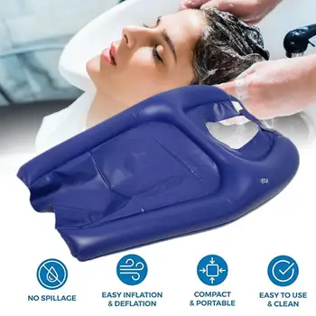  Napuhavanje Umivaonik za pranje kose Prijenosni PVC Napuhavanje Umivaonik za šampon za trudnice, osobe s Invaliditetom Brzo napuhuje Otpuhan