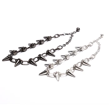  Nove ogrlice sa zakovicama Punk Gothic Materijal Ručne Ogrlica Ogrlica sa zakovicama Ogrlica sa zakovicama Rock-gotički ogrlicu