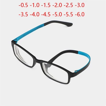  Retro Naočale Za Kratkovidnost Za Studente Optički Naočale Za žene i Muškarce TR90 Četvrtaste Naočale Na Recept Diopters -0,5 -0,75 -1,0 Do -6,0