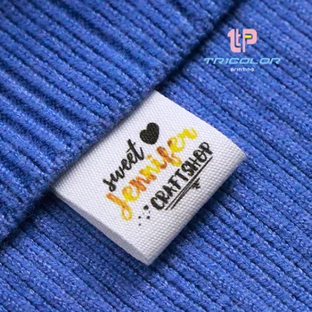  Ručni rad Ruban Couture Proizveden na red Label za odjeću Od organskog pamuka je Oznaka za trake Logotip ili tekst Oznaka za šivanje Etiketa Personalizacija