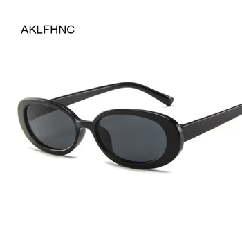  Stil Male Ovalne naočale Za žene Vintage Retro Okrugli okvira Crno Bijeli Muške Sunčane naočale Leopard Hip-hop Prozirne naočale UV400