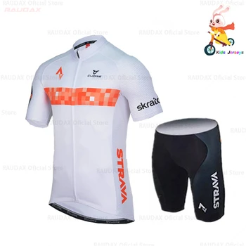 Strava Dječji set za biciklizma Francuska Dječak kratkih rukava Ljetna Biciklistička majica Mayo ciclismo hombre Dječje biciklistička odjeća Sportska odijelo