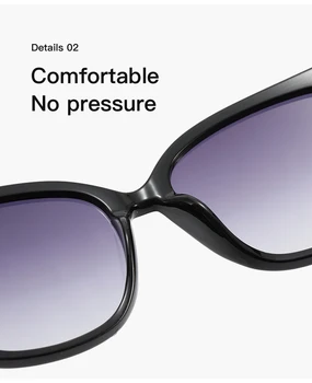  Sunčane naočale 2021 Sunčane naočale za žene Modni Trend Anti-uv svjetlo UV400 Kvalitetne PC Metalne Četvrtaste Naočale za stranke 2808