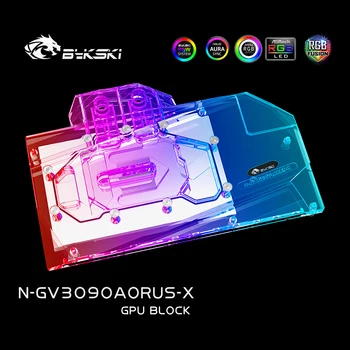  Vodeni blok grafičkog procesora Bykski na gb Geforce RTX 3090 AORUS 24 G ,3080 10 G,N-GV3090AORUS-X hladnjak
