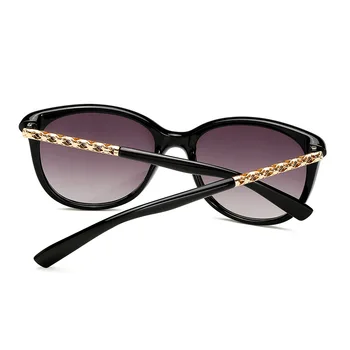  ZXRCYYL Sunčane naočale visoke kvalitete Ženske Luksuzne marke dizajnerske modne metalne okove Okrugli Veliki okvir gradijent ispunjava sunčane naočale