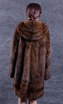  Ženske od prave dlake mink ženski kaput od krzna s dugim krznom ženska zimska odjeća veličine 6xl 5xl 7xl dlake iz krzna
