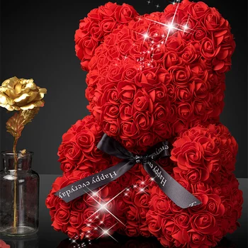  Дропшиппинг Poklon za Valentinovo Medo Ruža Umjetna Roza Medo S Krunom Obljetnice Majčin Dan Za Svoje Omiljene